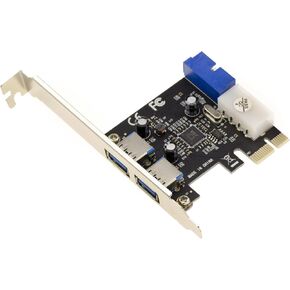 KALEA-INFORMATIQUE PCIe to USB 3.0-4 SUPERSPEED Ports: 2 External + 2 Internal Via USB3 Socket 19 Points - CHIPSET Via VLI VL805 in Kuwait