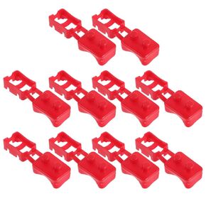 VILLCASE 10pcs Red Rubber Breaker Switch Protector Cover for Mount Circuit Breakers with Dust Protection for Exposed Terminals and Wire at Construction Sites or Car in Kuwait