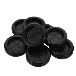 Luxshiny 8pcs Rubber Cable Grommet Double-Sided Plug 45mm Round Wire Hole Cover for Walls and Desktop, Flexible Dustproof Seal with Easy Installation for Cable and Wire Management in Saudi Arabia