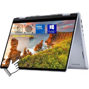 Dell Inspiron 14 7740 Laptop, 2 in 1 14" FHD+ Touchscreen Business Laptops, Intel Core 5 (> i7-1355U), 16GB DDR5 RAM, 512GB PCIe SSD, Backlit Keyboard, Fingerprint, 10Hr Battery Life, Windows 11 Pro in Kuwait