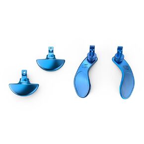 MOOKEENONE 4Pcs Stainless Steel Back Paddles, Gamepad Controller Replacement Back Button for PS5 Edge Controller Repair in Kuwait