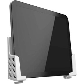 Adhesive Rack Wall Mount Universal Dock for Tablet Smartphone eReader Remote Control Holder Stick on Wall, Fits for iPad Samsung Google Surface, 3M Adhesive or Screws Installation Available,White in Kuwait