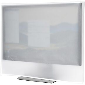 Monitor Dust Cover, LCD/LED HD Antistatic Vinyl Flat-Screen Computer Monitor Water Proof Protective Case Compatible with 22" iMac Desktop and Accessories (22W x16H x3D) in Kuwait