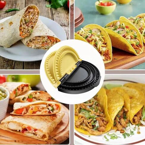 Tortilla Sealer & Crimper for 6/8/10" Wraps-Less Mess from Fillings in Kuwait