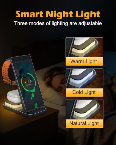 4 in 1 Wireless Charger for Samsung/Galaxy Watches/Galaxy Buds in Saudi Arabia