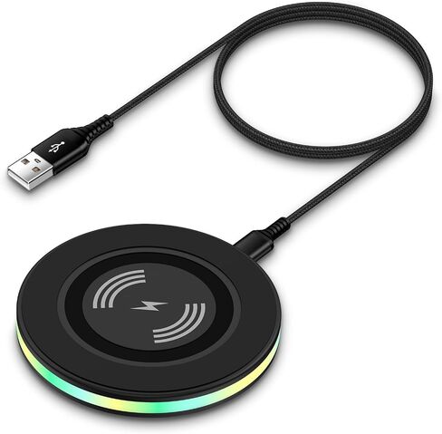 Samsung Wireless Charger Fast Charging Pad Android Phone Charger Pad Station for Samsung Galaxy S25 S24 Ultra S24+ S24 S23 S22 S21 S20 S10,iPhone 16 15 Pro Max Plus 14 13 12,Google Pixel 9 8 Pro 8 7 in Kuwait