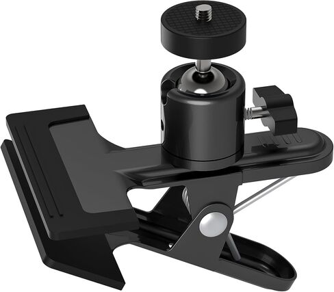 Metal holder Clip Clamp Mount 360 Degree Rotation 1/4 inch Screw for iPhone 16 15 14 13 12 series Samsung Oneplus Xiaomi Cell Phones and Arlo/Blink/Eufycam/Wyze/Nest/reolink/Tapo camera series in Kuwait
