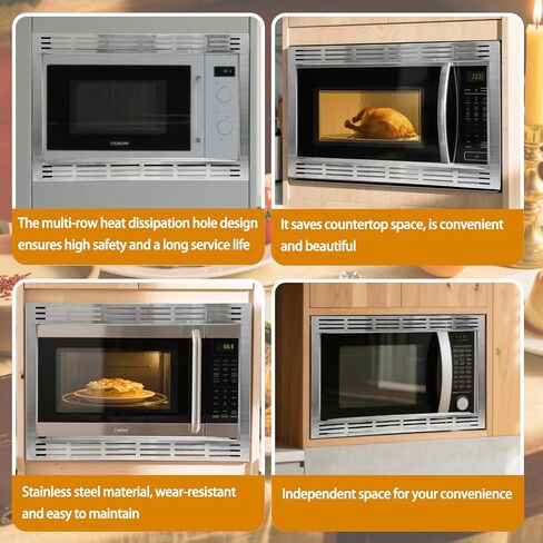 30-inch Trim Kit for 2.2 cu ft Microwave Ovens - NN-TK932SS Compatible with Panasonic, 30 inch, Stainless Steel in Kuwait
