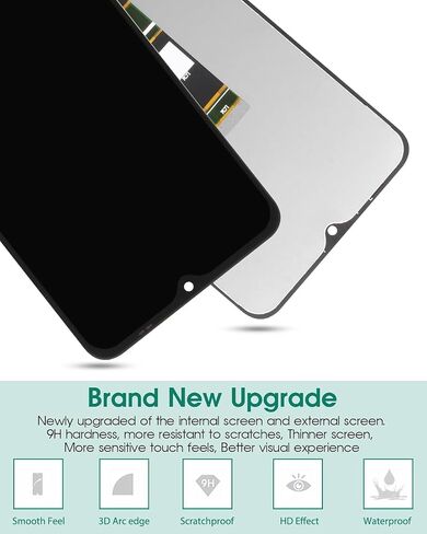 for REVVL 7 Screen Replacement for REVVL 7 5G LCD Replacement Screen for TMRV075G Display Touch Screen Digitizer Assembly Repair Kits (Black, Without Frame) in Kuwait