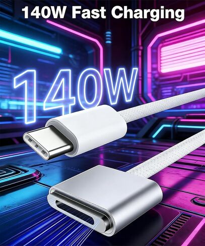 140W USB-C to Magnetic 3 Cable for MacBook Air/Pro, 6.6FT in Saudi Arabia
