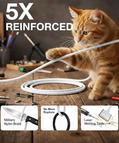 140W USB-C to Magnetic 3 Cable for MacBook Air/Pro, 6.6FT in Saudi Arabia