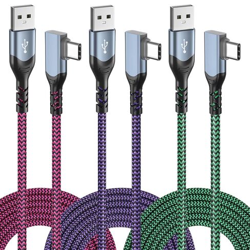 OKRAY USB C Cable 10ft, 5-Pack Type C Fast Charging Android Charger Cords in Saudi Arabia