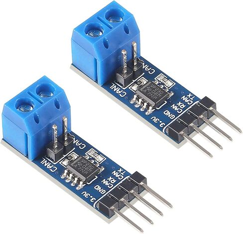2PCS SN65HVD230 CAN Board, SN65HVD230 CAN Board Connecting MCUs to CAN Network Features ESD Protection Communication Evaluation Development Board 3.3V Compatible with Arduino Controller Board in Kuwait