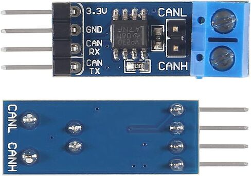 2PCS SN65HVD230 CAN Board, SN65HVD230 CAN Board Connecting MCUs to CAN Network Features ESD Protection Communication Evaluation Development Board 3.3V Compatible with Arduino Controller Board in Kuwait