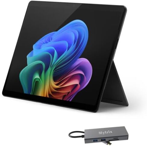 Microsoft Surface Pro 11 Copilot+ PC w/ 11-in-1 Hub, 13" OLED 4K, Touchscreen, Snapdragon X Elite, AI-Enhanced Camera, Long Battery Life, Sustainable, 16GB RAM, 512GB SSD, Win 11 Pro, Black (Renewed) in Kuwait
