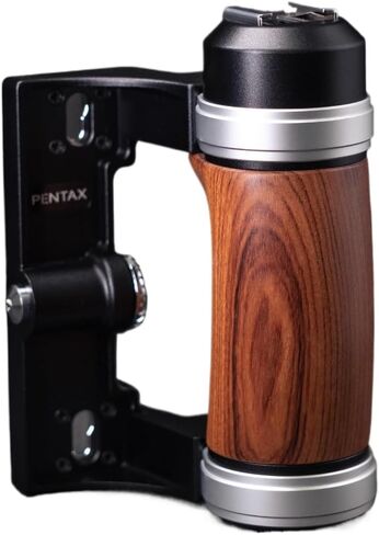 Wood Wooden Camera Hand Grip for 67ii 6X7 6 * 7 67 ii 2 Left Hand Handle Holder Metal Bracket (Desert Ironwood) in Kuwait