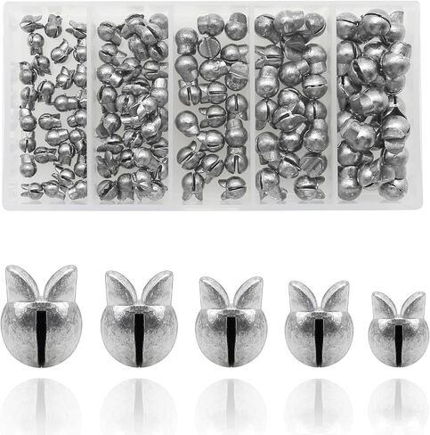 Fishing Weights Sinkers, 200/120pcs Lead Split Shot Fishing Sinkers in Saudi Arabia