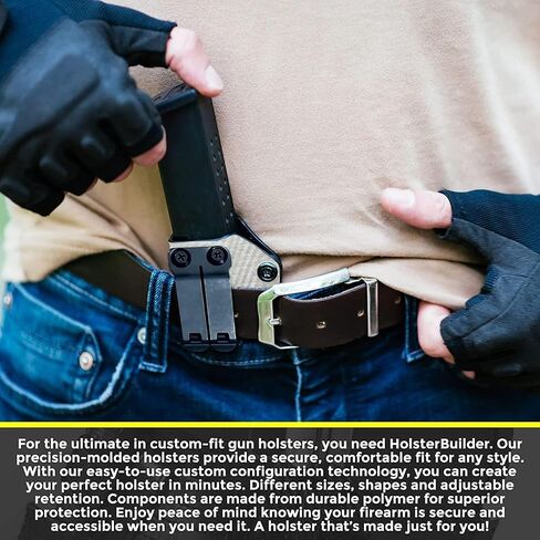 Magazine Holster 2 Pack IWB/OWB Carbon Fiber - Ideal for Glock 19, 27, 43x, 45 & Other Models - Concealment Mag Carrier - Magazine Pouch for Men & Women in Kuwait