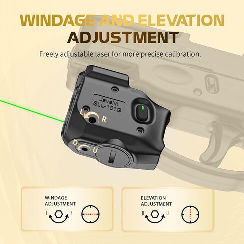 WARRIORLAND Pistol Light Laser & Holster Fit for Taurus G2C/ G3C/ PT111 G2 / PT140 G2, Compact 150-Lumen Trigger Mounted Tactical Weapon Light with Green Laser White LED & IWB Holster, Power Indicator in Kuwait