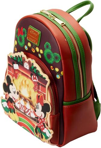 Loungefly Disney Mickey & Minnie Mouse Hot Cocoa Fire Place Women's Mini Backpack in Kuwait