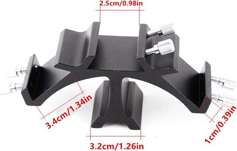 Finderscope Mounting Bracket Triple Finder Scope Mount Bracket for Telescope in Kuwait