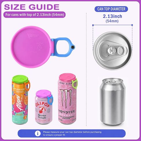 8 Pack Soda Can Lids, Reusable Soda Can Covers, Fits Standard Soda Cans in Saudi Arabia