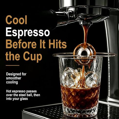 Espresso Cooling Balls 2 Pack with Stand and Storage Case in Kuwait