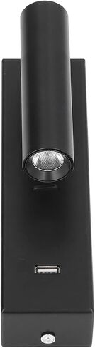 Minimalist LED Wall Reading Light USB Port Wall Lamp for Bedroom 100–240V Aluminium Alloy Material in Kuwait