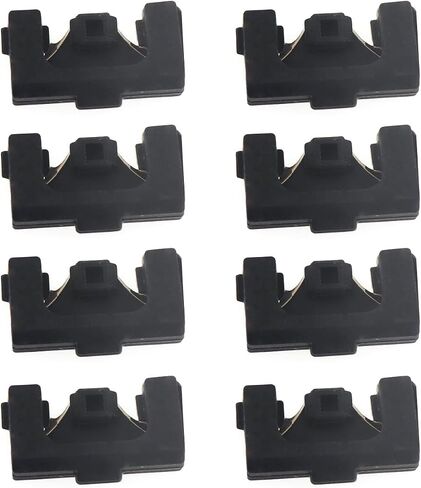 8PCS Vortex Air Fryer Rubber Foot Pads Baking Tray Cushioning Protective Sleeve Replacement Parts Tray Latches Food Grade Silicone Sheets High Temperature Resistant 1.2x0.67x0.31in in Saudi Arabia