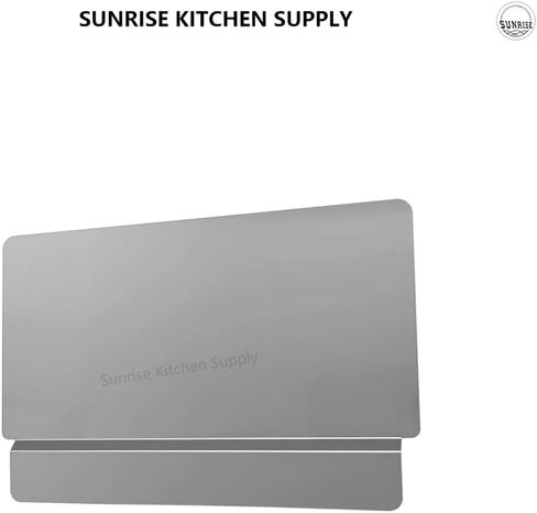 Commercial Stainless Steel Fryer Splash Guard 20.5" x 13.5" in Saudi Arabia