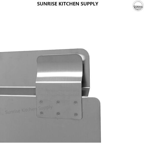 Commercial Stainless Steel Fryer Splash Guard 20.5" x 13.5" in Saudi Arabia