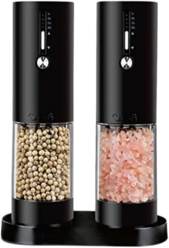 Electric Spices Grinder with Ceramic Cores Adjustable Coarseness and LED Illuminating for Precises Seasoning in Kuwait