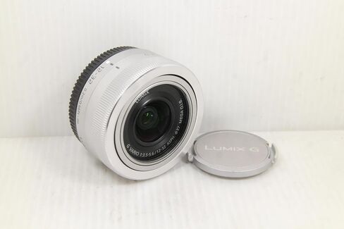 Panasonic Standard Zoom Lens for Micro Four Thirds Lumix G Vario 12-32mm/F3.5-5.6 ASPH./MEGA O.I.S. Silver H-FS12032-S in Kuwait