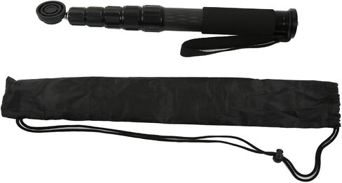 Carbon Fiber Camera Monopod with 6 Sections, Max Height 167Cm, for Outdoor Photography in Kuwait