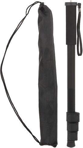 SLR Camera Monopod Aluminum Lightweight Telescopic Extension Rod for Photography, Adjustable Kit for Microphone, Aluminum Alloy, Outdoor Activities in Kuwait