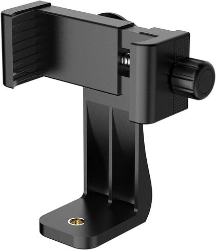 Multi-Function Smartphone Tripod Adapter Cell Phone Holder Mount Clamp Vertical Horizontal Rotation Adjustable in Saudi Arabia
