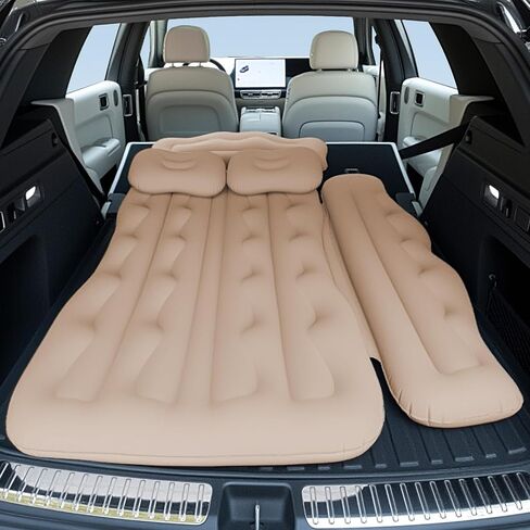 BEBAS Car Air Mattress Back Seat, SUV Truck Inflatable Camping Bed, Beige in Saudi Arabia