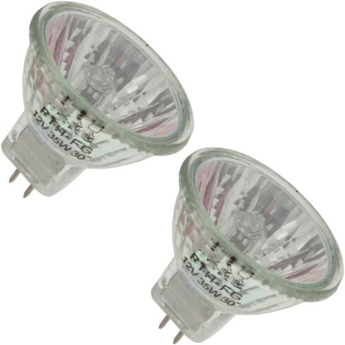 Replacement for Eiko FTH-CG, 35 Watt, 12 Volt, Covered Glass, MR11-Glass Narrow Flood 30-Degree Beam Specialty Light Bulb (2 Pack) in Kuwait