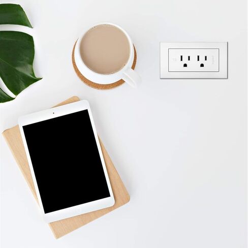 Legrand radiant Recessed Furniture Power Strip 2 Outlet White 6 Ft Cord in Kuwait