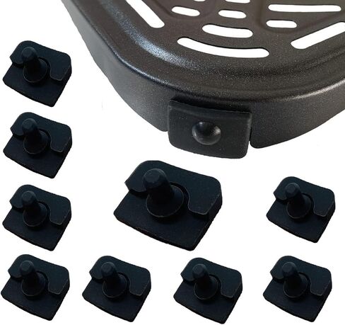 8PCS Air Fryer Rubber Spacers for PowerXL 2QT 7QT/Gowise USA 7QT Air Fryers, Upgraded Air Fryer Silicone Rubber Tabs, Rubber Bumpers, Rubber Pieces, Rubber Tips, Rubber Stoppers for Air Fryer in Saudi Arabia