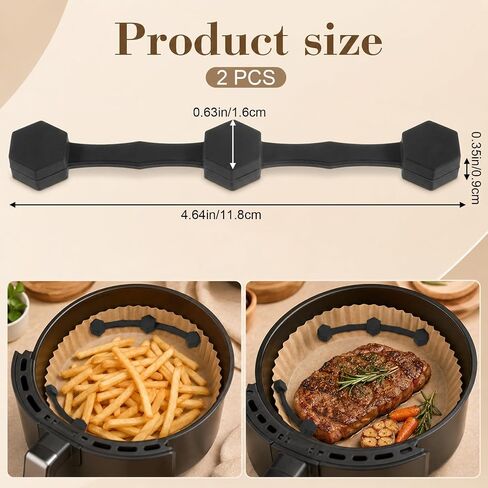 2 PCS Air Fryer Magnets for Parchment Paper Air Fryer Liner Magnet in Kuwait