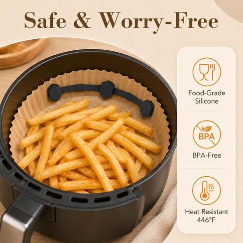 2 PCS Air Fryer Magnets for Parchment Paper Air Fryer Liner Magnet in Kuwait