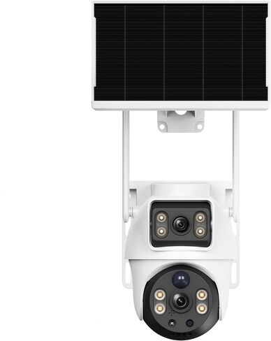 XIAOVV 8MP Outdoor Solar Security Camera 2.4GHz Wireless Wi-Fi IP65 in Kuwait