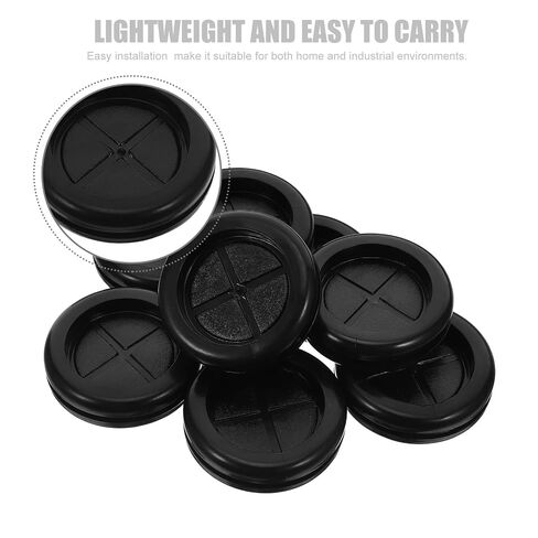 Luxshiny 8pcs Rubber Cable Grommet Double-Sided Plug 45mm Round Wire Hole Cover for Walls and Desktop, Flexible Dustproof Seal with Easy Installation for Cable and Wire Management in Saudi Arabia