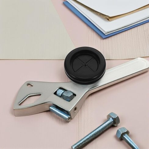 Luxshiny 8pcs Rubber Cable Grommet Double-Sided Plug 45mm Round Wire Hole Cover for Walls and Desktop, Flexible Dustproof Seal with Easy Installation for Cable and Wire Management in Saudi Arabia