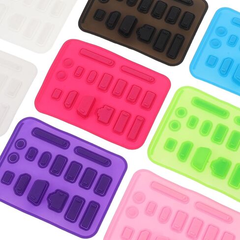 BESPORTBLE 8 Sets Silicone Dust Plug Set for Laptops and Electronics, USB Protective Covers with Flexible, Compact Design for Daily Use and Travel, Easy Installation Dustproof Plugs for USB in Kuwait