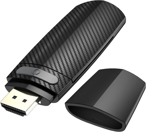 dibdib Wireless HDMI Transmitter and Receiver,Wireless HDMI Display Dongle Adapter 1080P HD for Streaming Video/Audio from Laptop/PC to HDTV/Projector,Neither Setup nor APP Needed in Kuwait