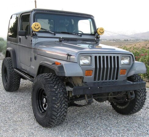 21" Long Whip Black Stainless Antenna Replacement Mast Power Radio for Jeep Wrangler YJ TJ 1987-2006 in Kuwait