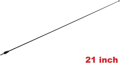 21" Long Whip Black Stainless Antenna Replacement Mast Power Radio for Jeep Wrangler YJ TJ 1987-2006 in Kuwait