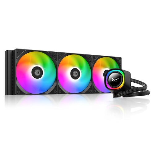ID-COOLING FX360 TD 360mm AIO CPU Cooler, Real-Time CPU Temperature Display in Saudi Arabia